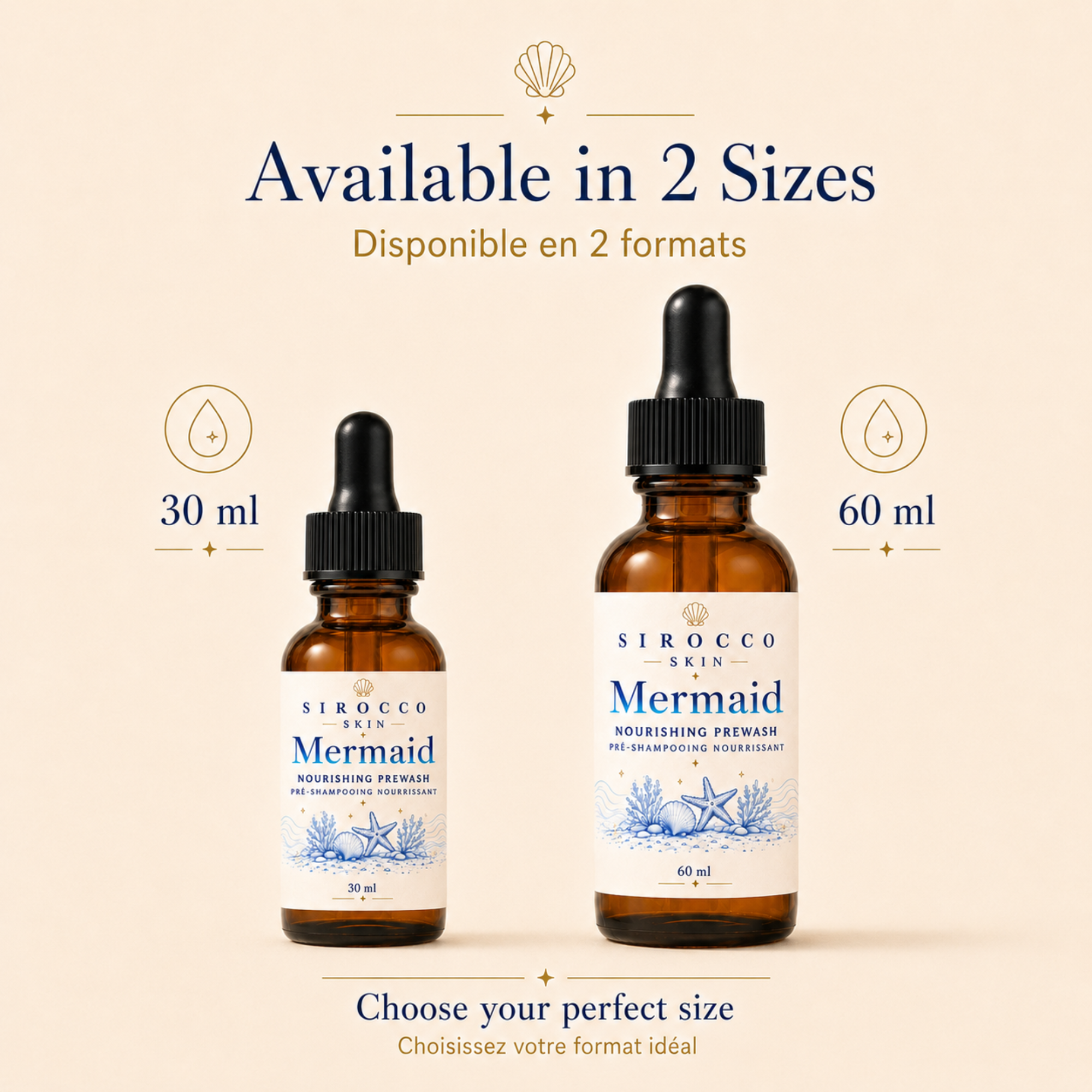 Mermaid Nourishing Prewash – Pre-Shampoo Hair Treatment Oil