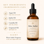 Atlas Amber Silky Body Oil — Warm Amber