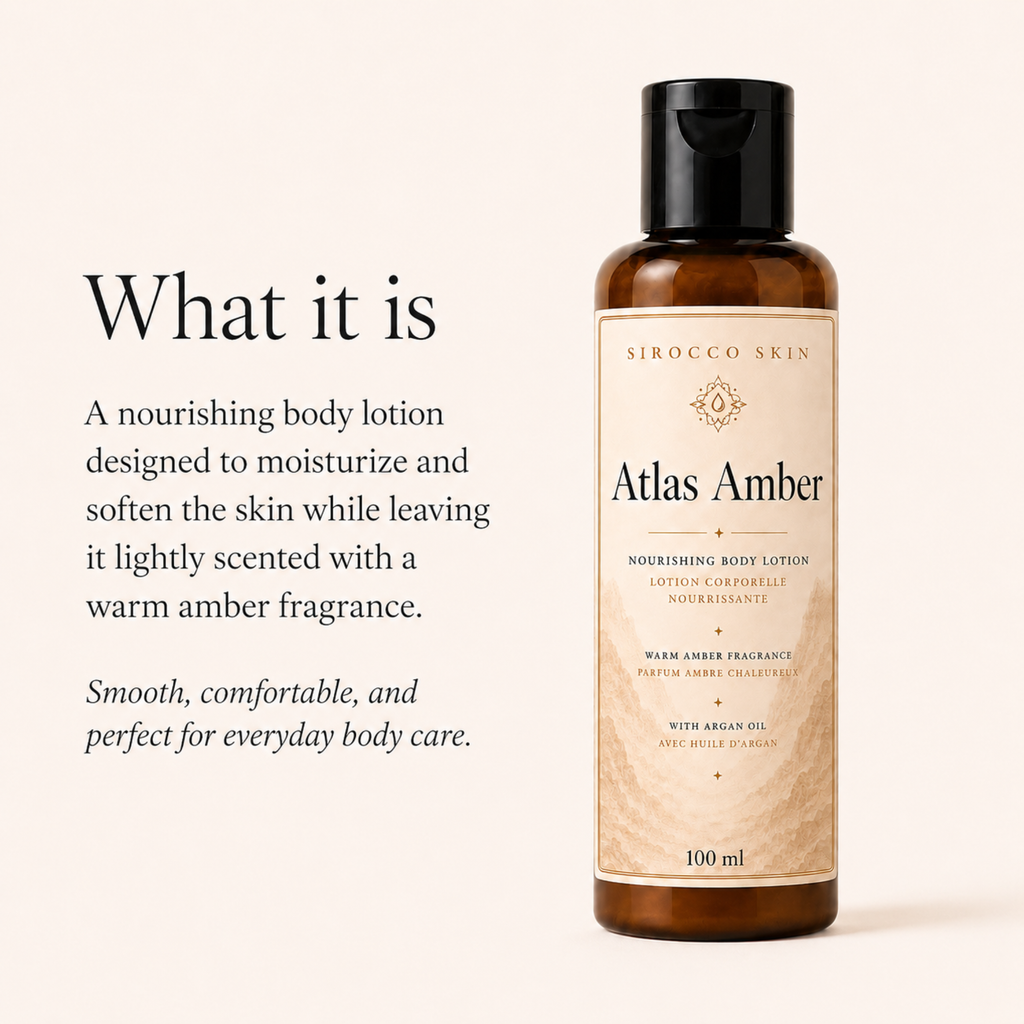 Atlas Amber Body Lotion – Lightweight Daily Moisturizer