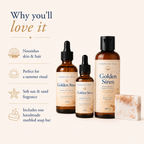 Golden Siren Sun-Kissed Body Care Ritual Set – 4-Piece Gift Set