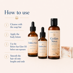 Golden Siren Sun-Kissed Body Care Ritual Set – 4-Piece Gift Set