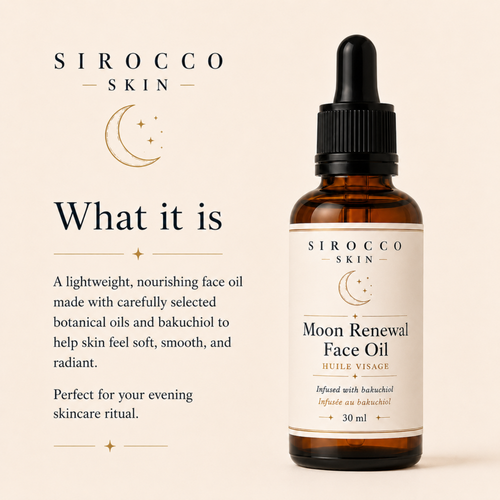 Moon Renewal – Night Bakuchiol Face Oil
