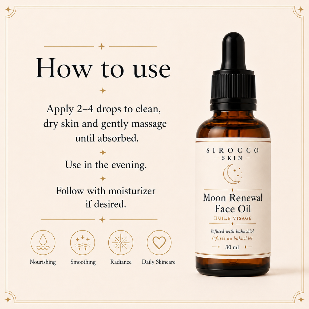 Moon Renewal – Night Bakuchiol Face Oil