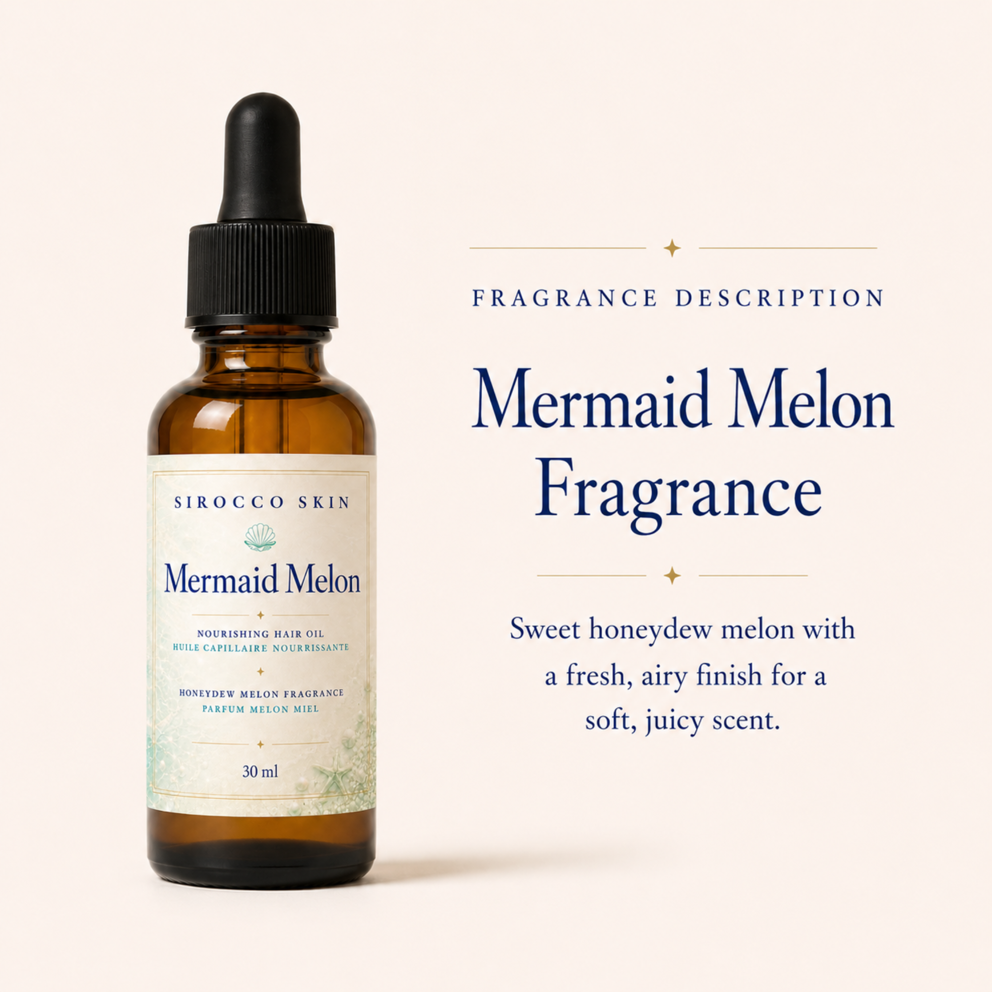 Mermaid Melon Hair Oil – Nourishing Hair Oil