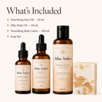 Atlas Amber Head-to-Toe Ritual Set – 4-Piece Body & Hair Gift Set | Sirocco Skin