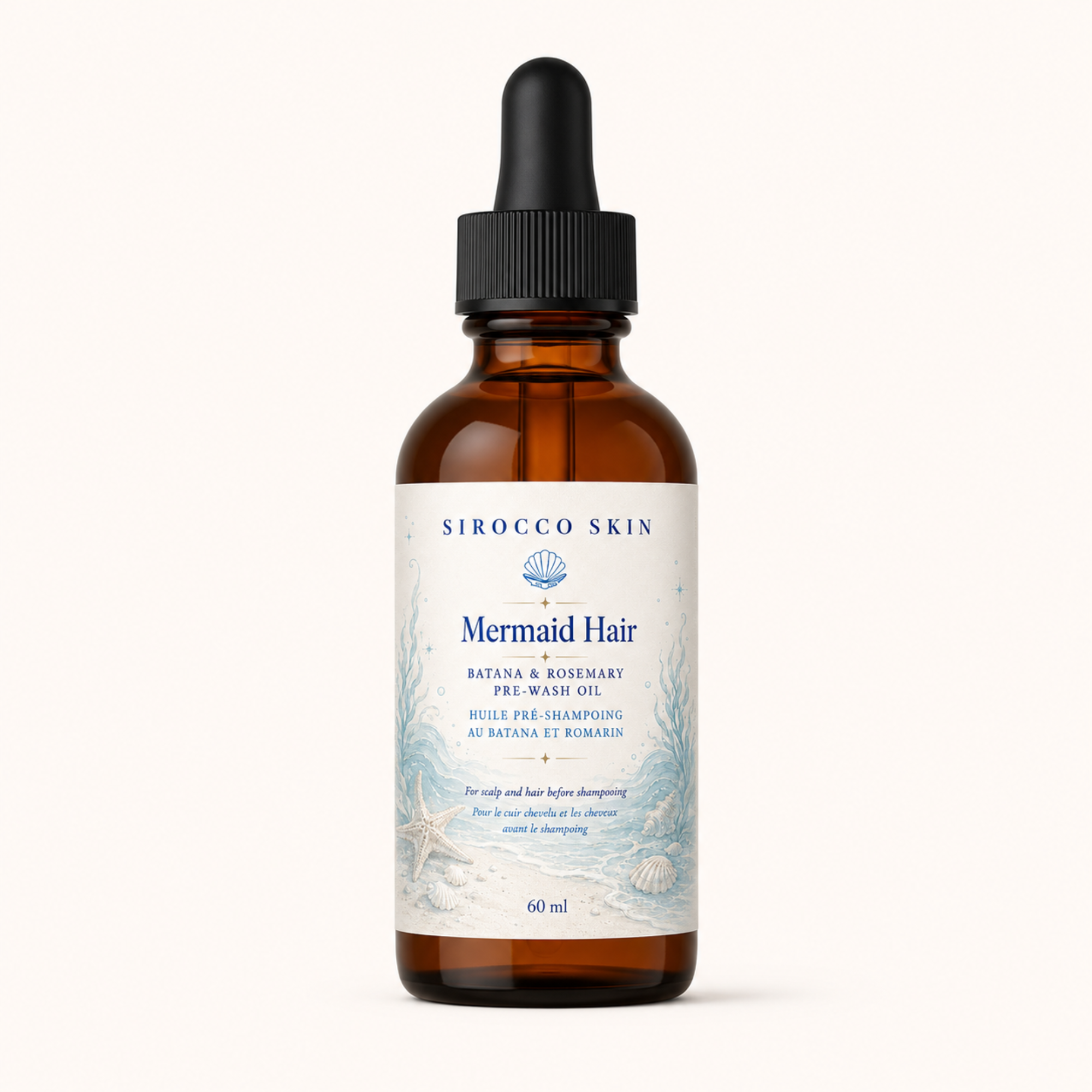 Mermaid Hair – Batana & Rosemary Pre-Wash Oil